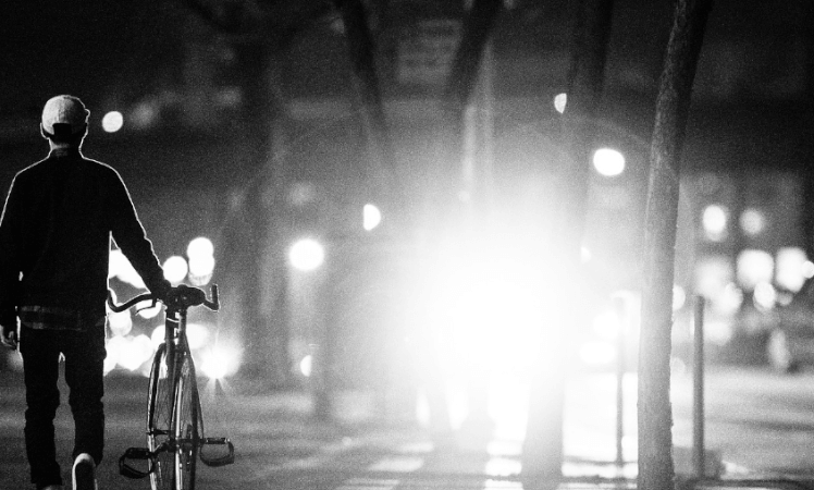 夜自転車 探すのに困る